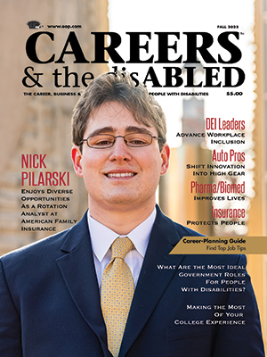 Careers & the disABLED magazine cover
