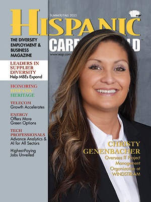 Hispanic Career World magazine cover