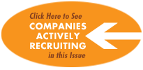 Click here to see Companies Actively Recruiting in this issue